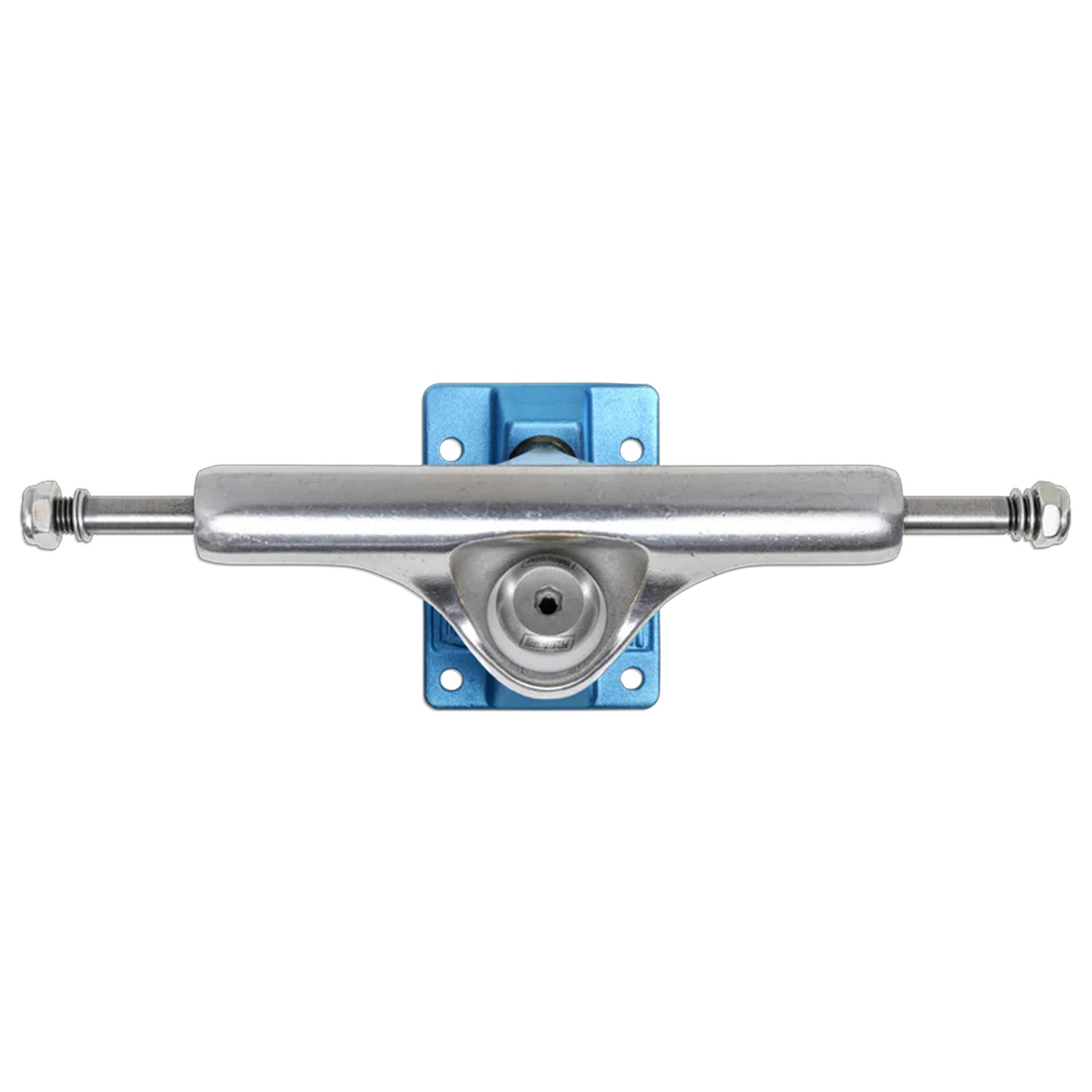 Slappy Skateboard Trucks Inverted Hollow Lights Ultra Low Kingpin 8.25" Silver/Light Blue