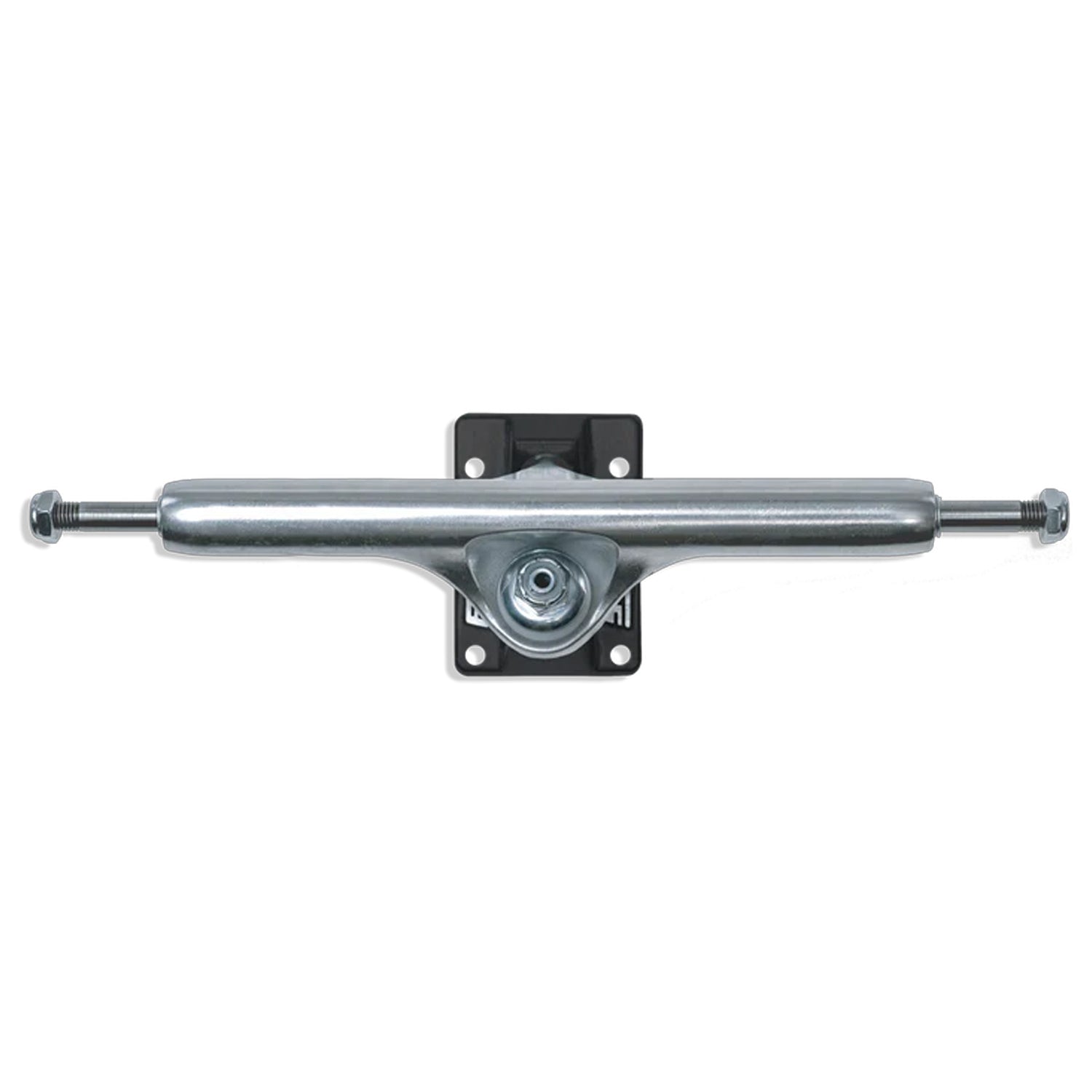 Slappy x Heroin Skateboard Trucks ST1 Hollow Wide Boys 10.5" Silver/Black Pair