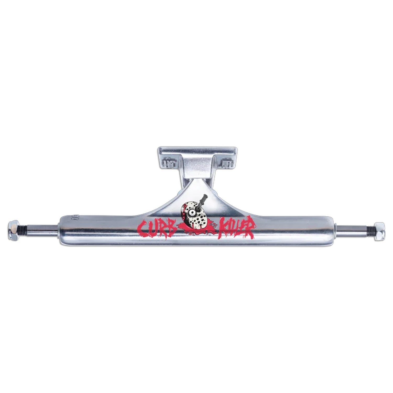 Slappy Skateboard Trucks Curb Killer II Hollow Inverted Silver 8.5"