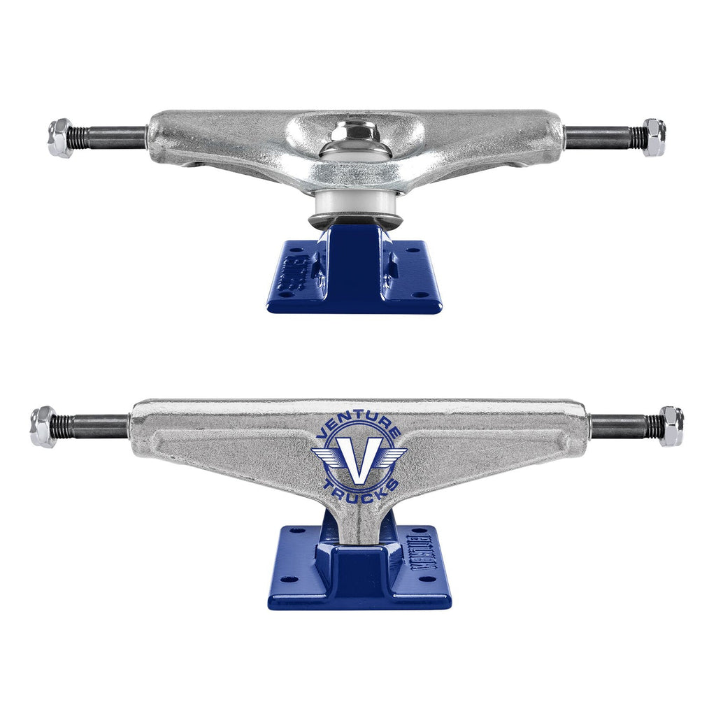 Venture Skateboard Trucks Wings Team Hollow 5.2 HI (8.0") Polished/Blue