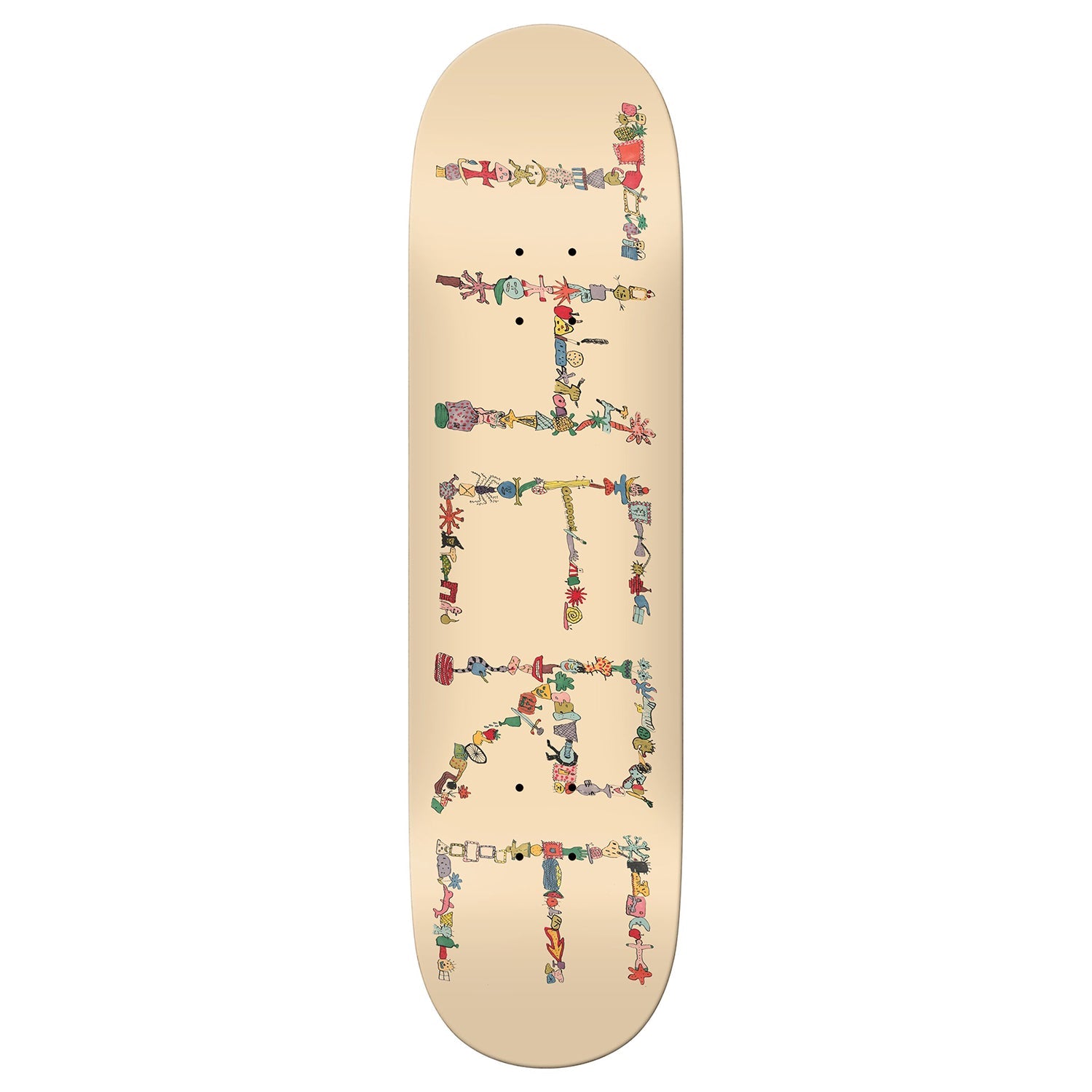 There Skateboard Deck Detritus 8.12" x 32"