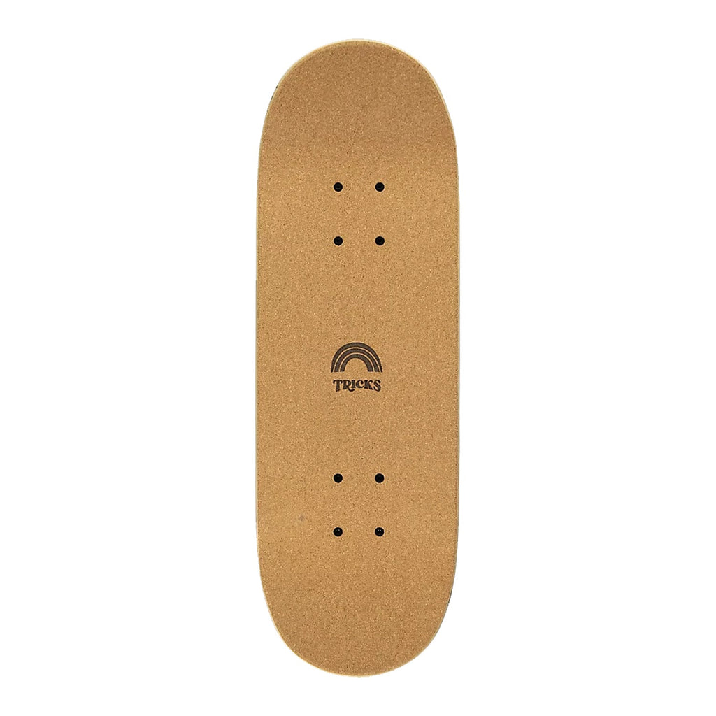 Tricks Skateboard Complete Balloon Mini Cork Top Brown 7.87" x 24.21"