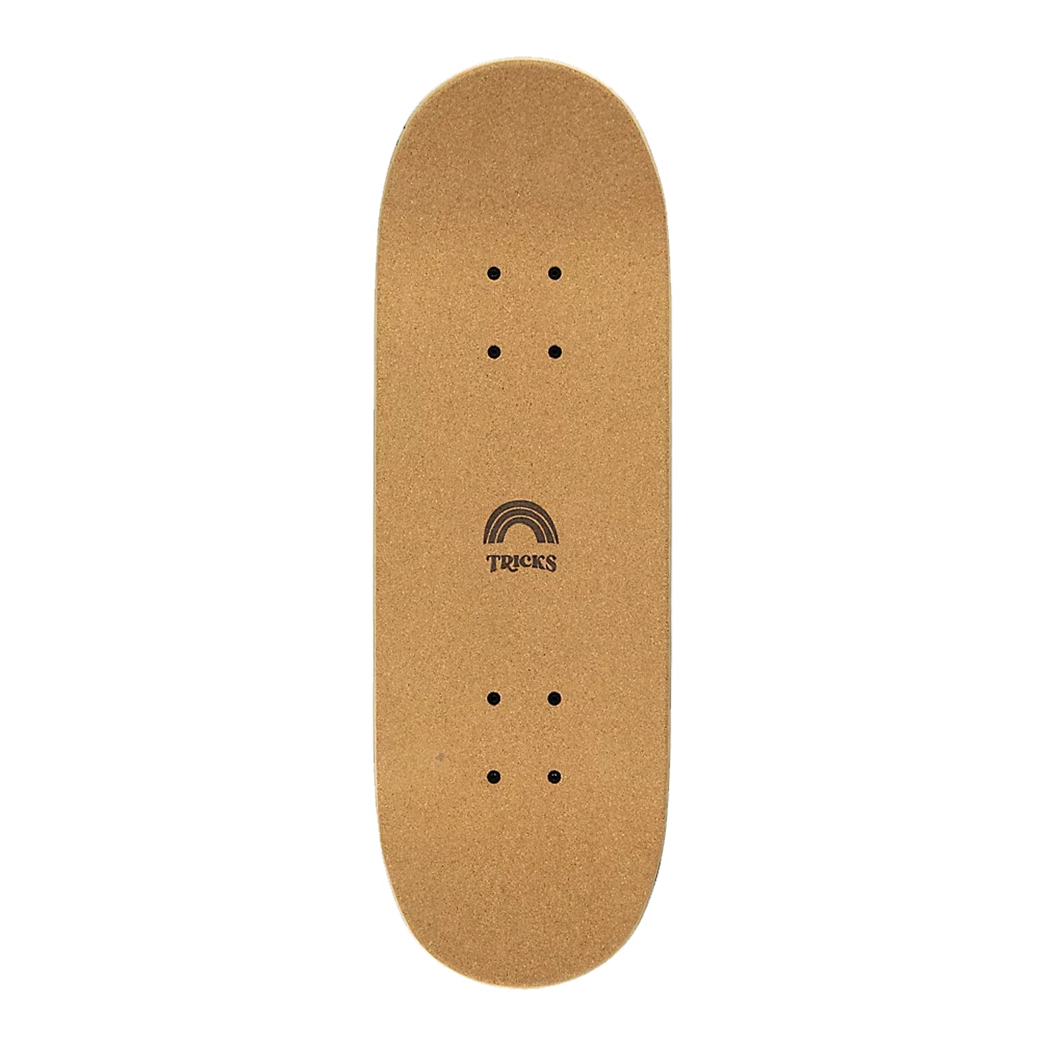 Tricks Skateboard Complete Balloon Mini Cork Top Brown 7.87" x 24.21"