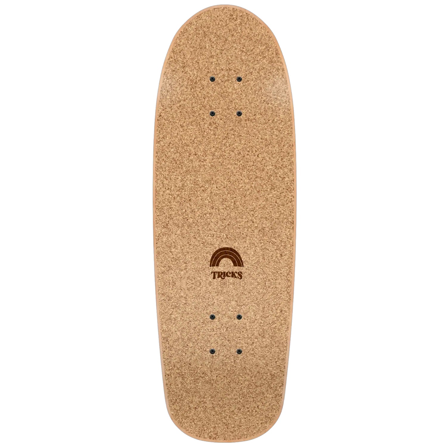 Tricks Skateboard Complete Fun Mini Cork Top Brown 8.25" x 25.75"