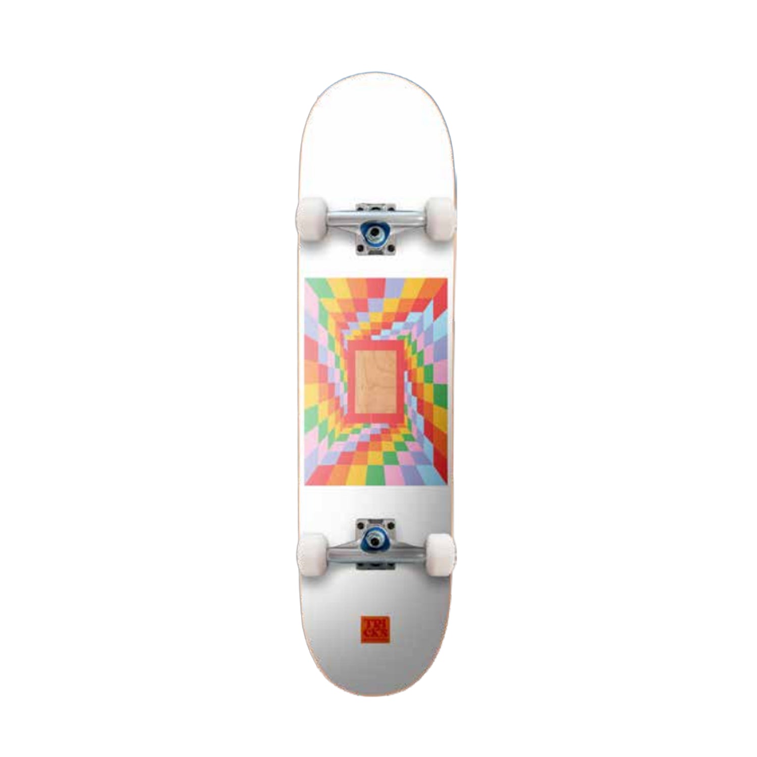 Tricks Skateboard Complete Dimension Maxi White 8.0" x 31.85"