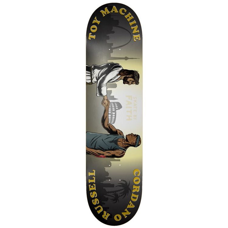 Toy Machine Skateboard Complete Russell Skate by Faith 8.5" x 32"