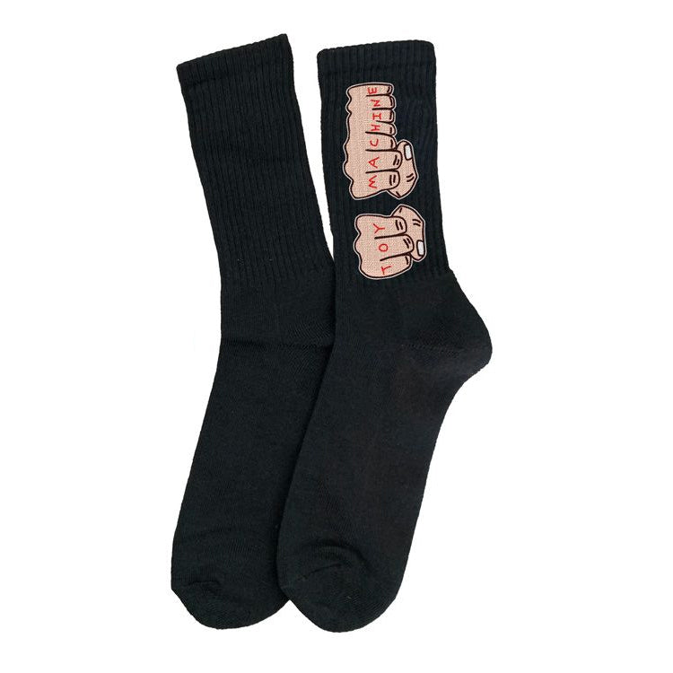 Toy Machine Skateboards Socks Fists Black