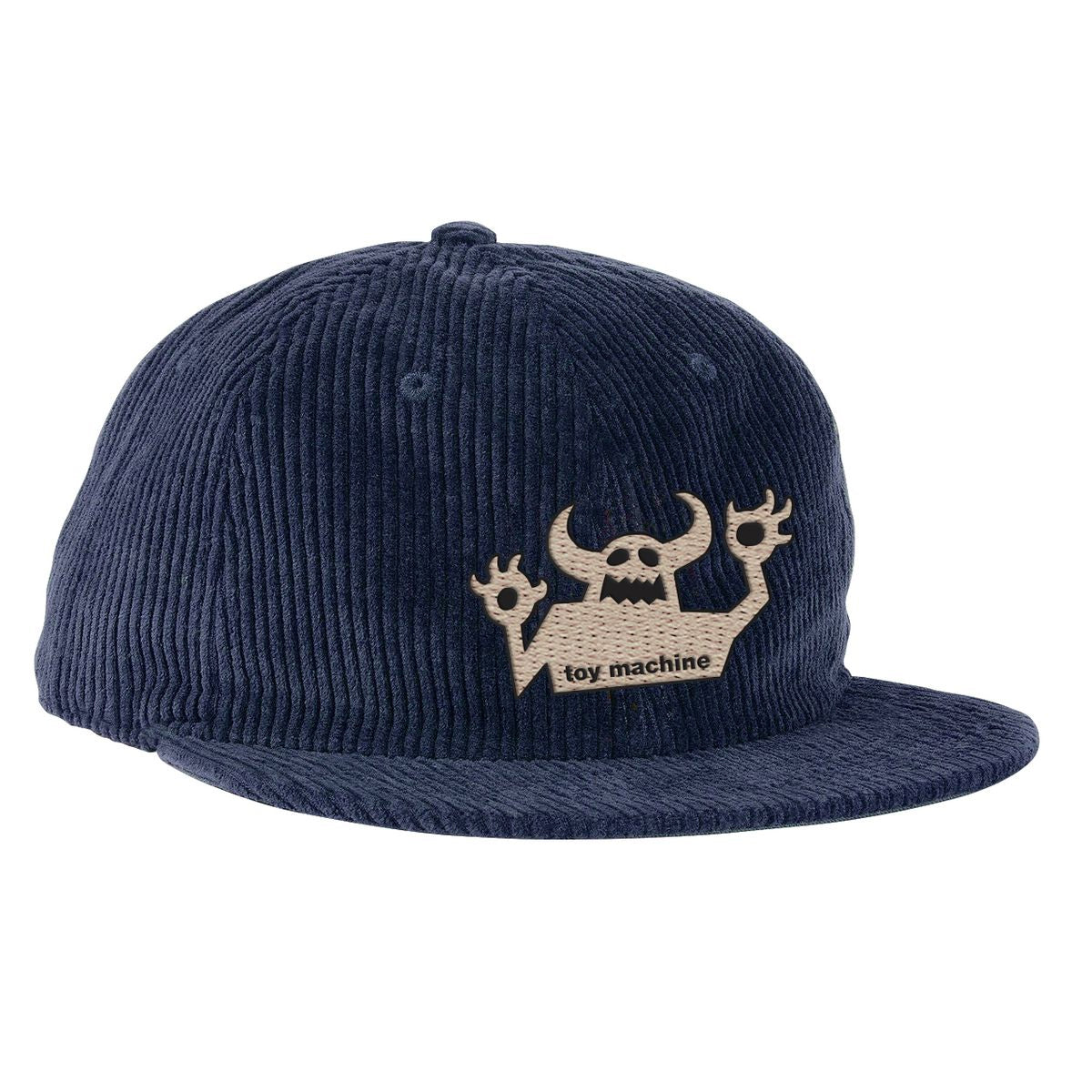 Toy Machine Skateboards Hat OG Monster Corduroy Snapback Navy