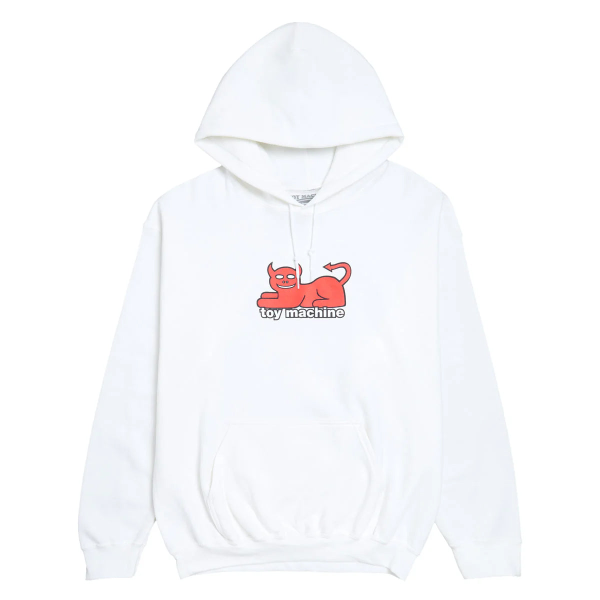 Toy Machine Skateboards Hoody Devil Cat White