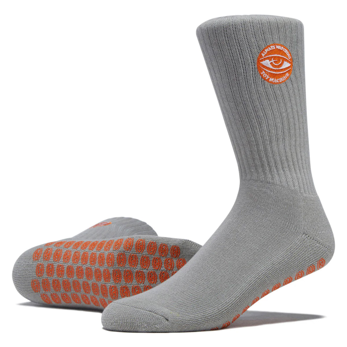 Toy Machine Skateboards Socks Always Watching Grip Grey