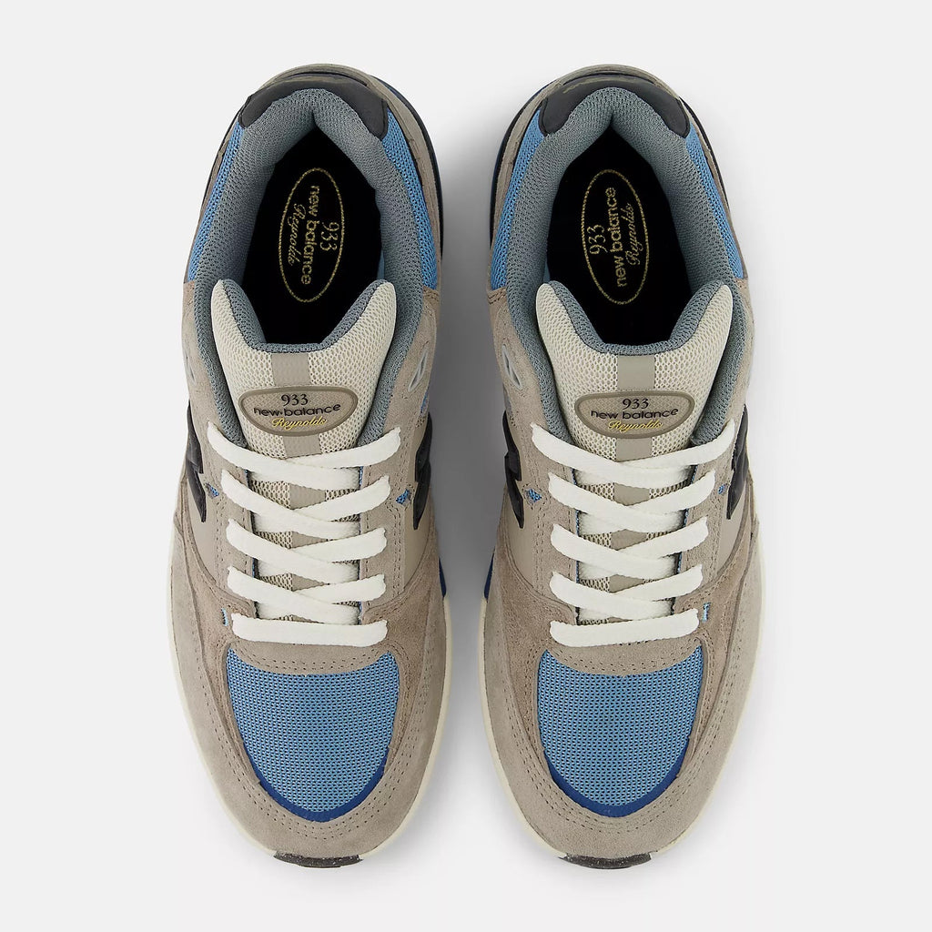 New Balance Numeric Skateboard Shoes Andrew Reynolds 933 Mushroom/Light Blue