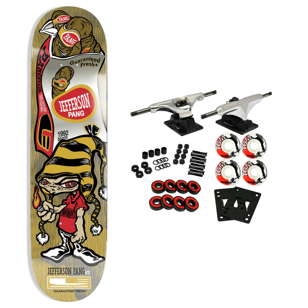 Underworld Element Skateboard Complete Jeff Pang Guaranteed Fresh 8.25" x 32"