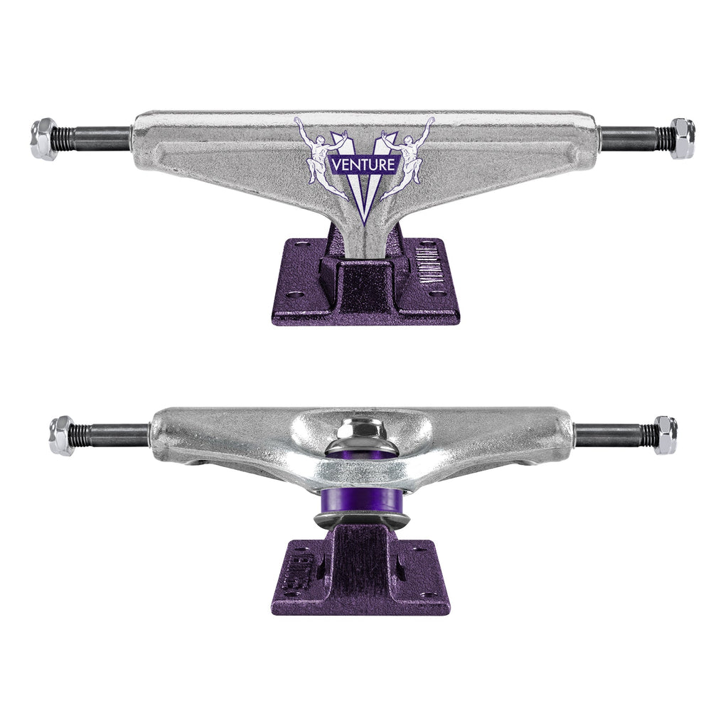 Venture Skateboard Trucks Awake '87 V-Lights Polished/Plum 5.2 Hi (8.0")