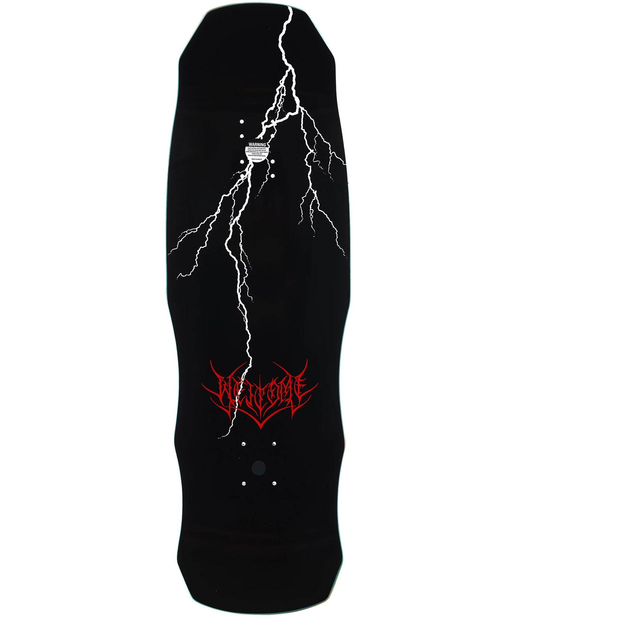 Welcome Skateboard Deck Rapture on Dark Lord Gold Foil 9.75" x 31.75"