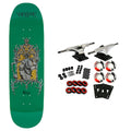 Welcome Skateboard Complete Ryan Reyes Flail on Baculus 2.0 Green/Gold Foil 9.0" x 33"