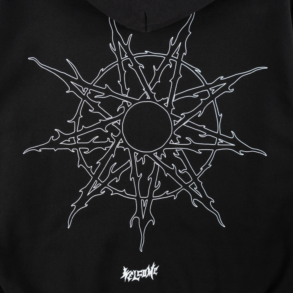 Welcome X Slipknot Hoody Nonagram Zip Black