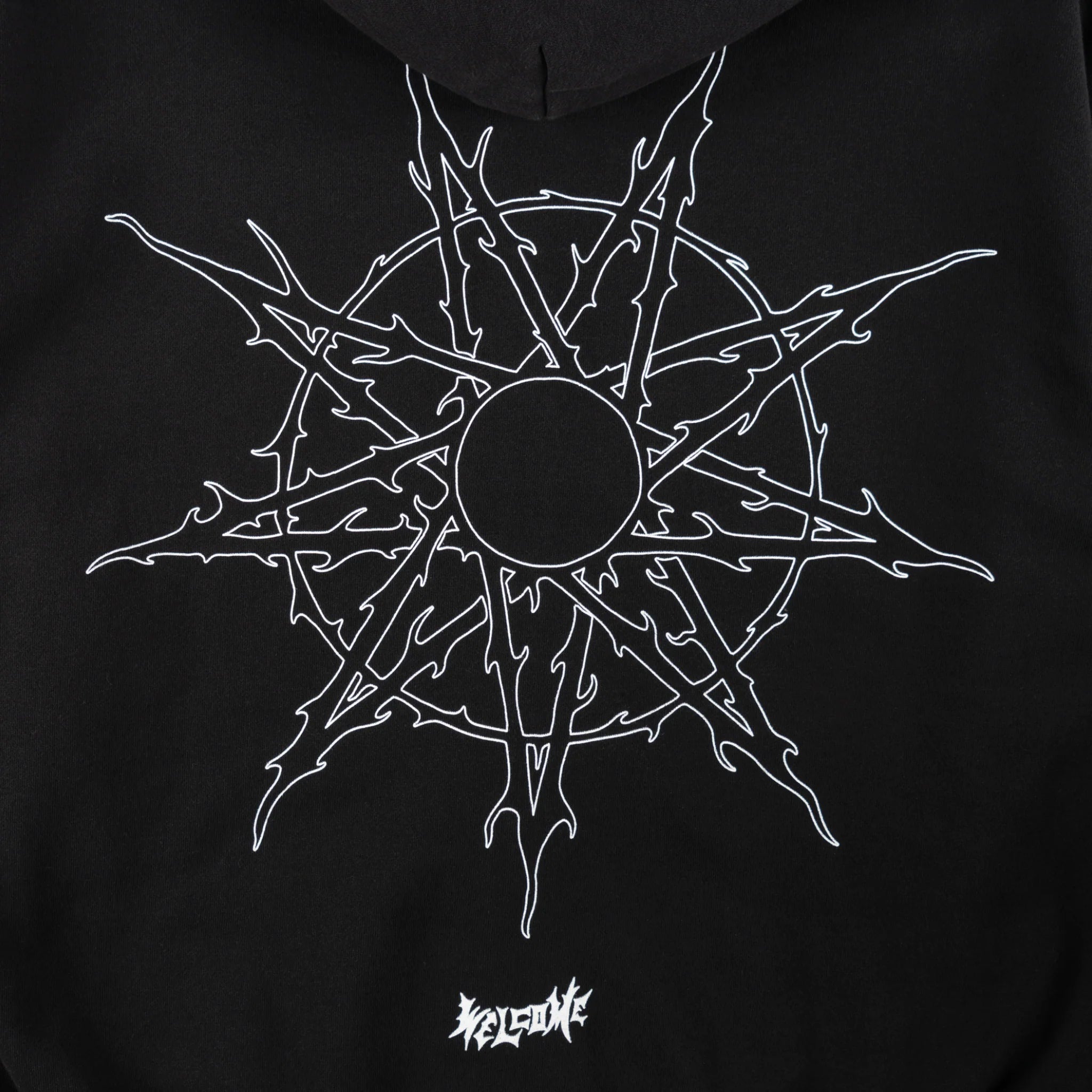 Welcome X Slipknot Hoody Nonagram Zip Black