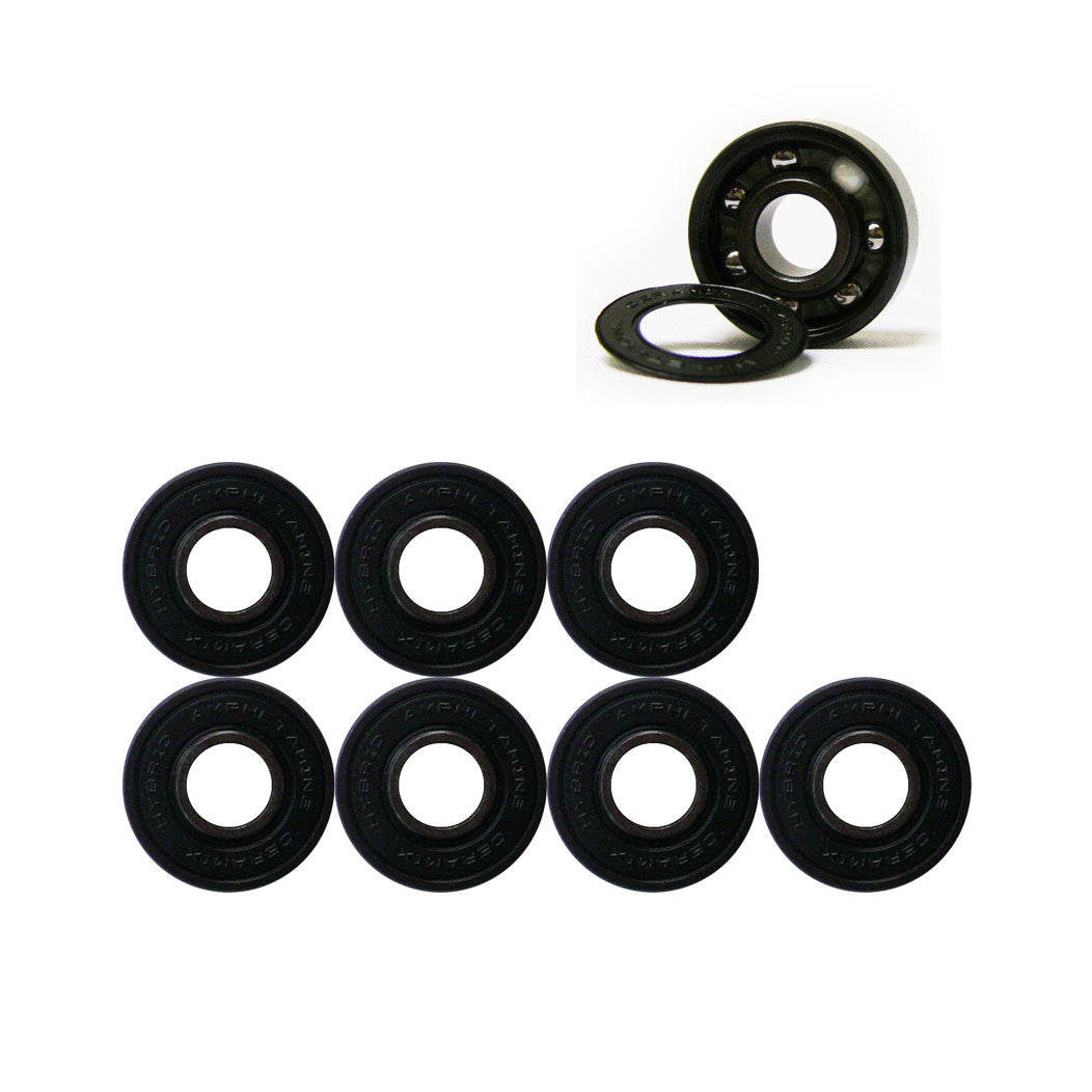 Labeda Whips Roller Hockey Wheels - Teal X-Soft 72mm - 4-Pack with Evo Spacers and Hybrid Ceramic Bearings