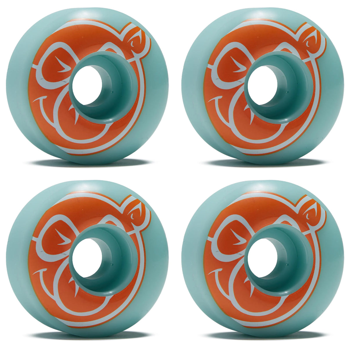 Pig Skateboard Wheels 54mm Classic 99A Blue