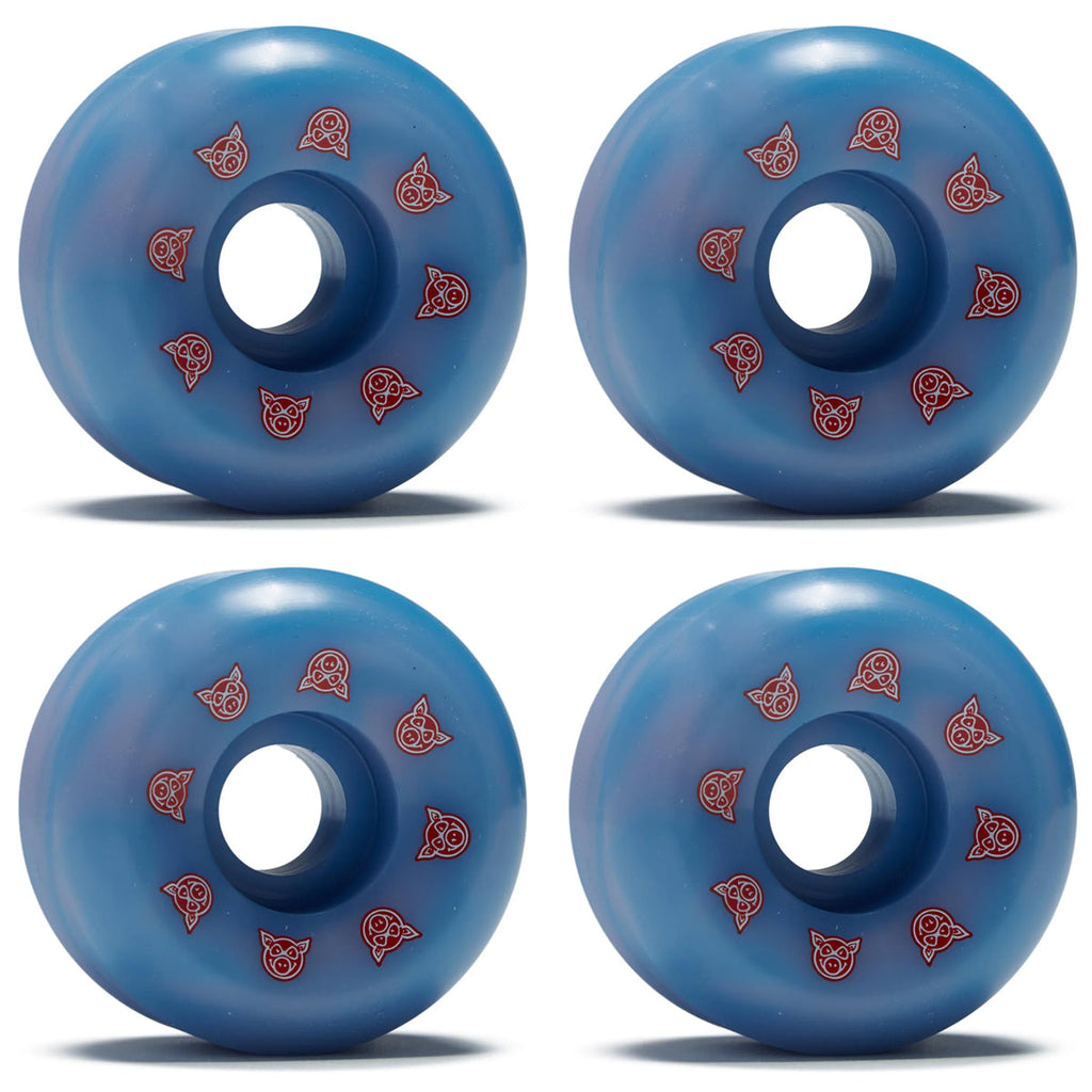 Pig Skateboard Wheels 53mm Conical 99A Swirl