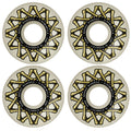 Bones Skateboard Wheels 53mm X-Formula Widecut V6 99A White