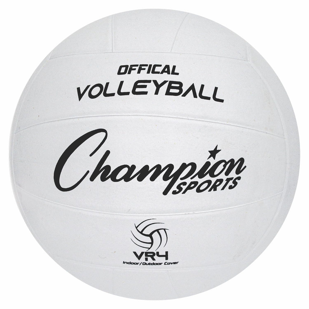 Champion Sports RubberVolleyballs – Durable OfficialSize Balls for Game & PracticeUse, Indoor/Outdoor Play