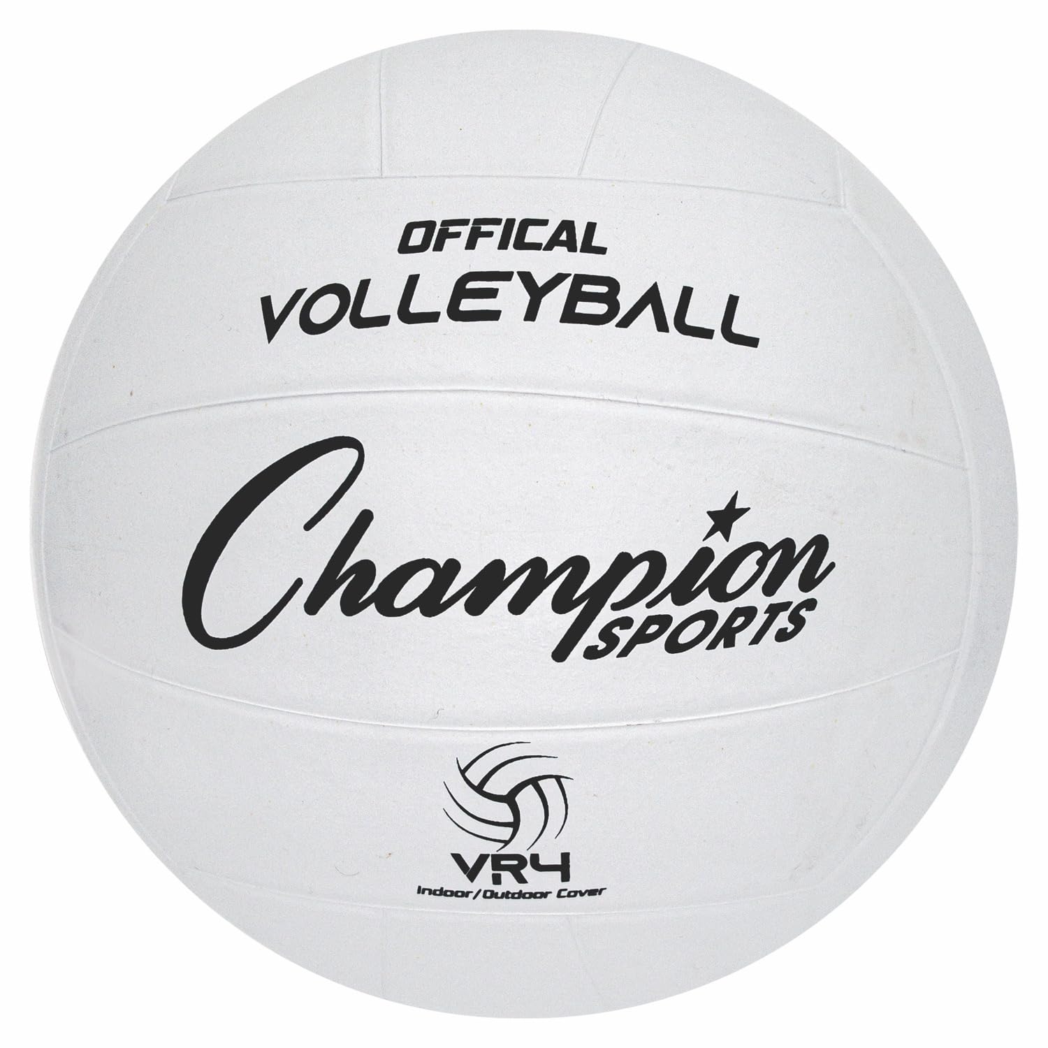 Champion Sports RubberVolleyballs – Durable OfficialSize Balls for Game & PracticeUse, Indoor/Outdoor Play