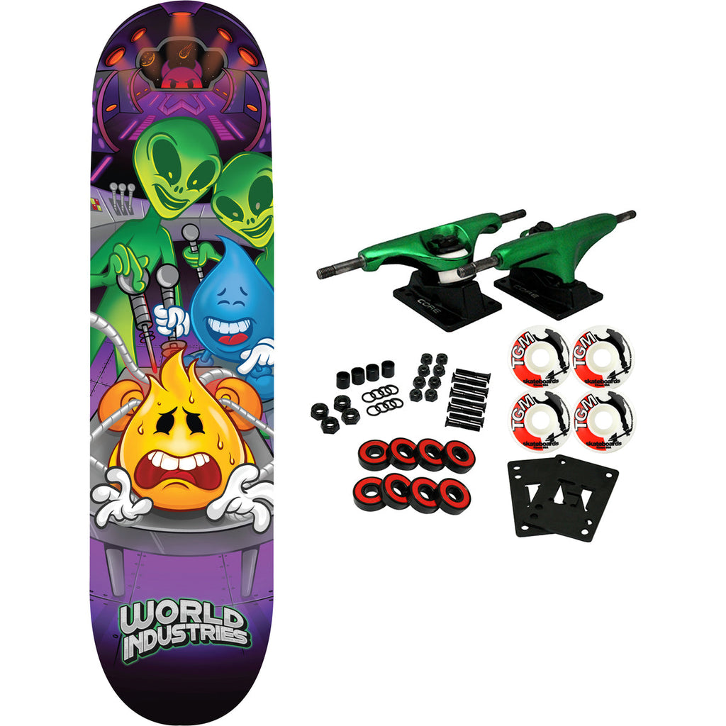 World Industries Skateboard Complete Flameboy Probed 8.25" x 31.75"