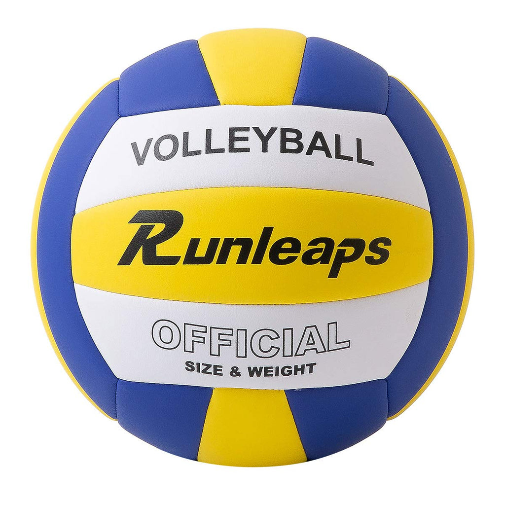 Runleaps Volleyball, WaterproofIndoor Outdoor Volleyball forBeach Game Gym Training(Official Size 5)