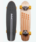 YOW Skateboard Surf Cruiser Complete Vermont 7.6" x 28.5" Natural/Orange