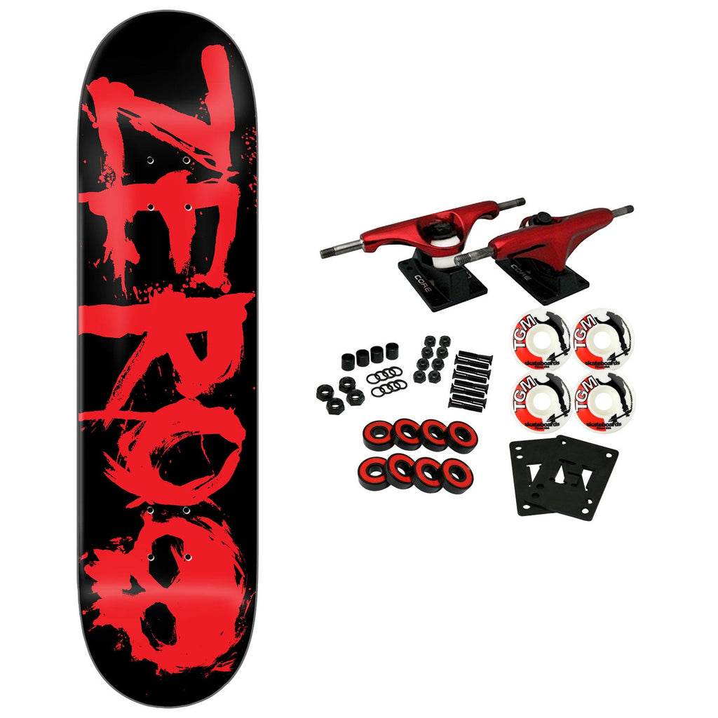 Zero Skateboard Complete Blood Text 7.75" x 31.1"