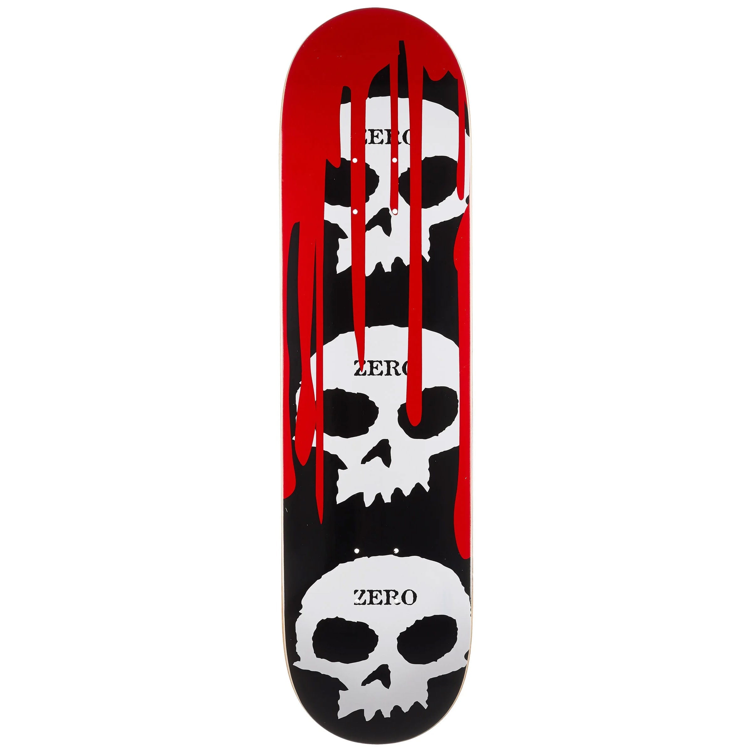 Zero Skateboard 3 Skulls with Blood 8.25" Krux, Independent, Satori Premium Kit