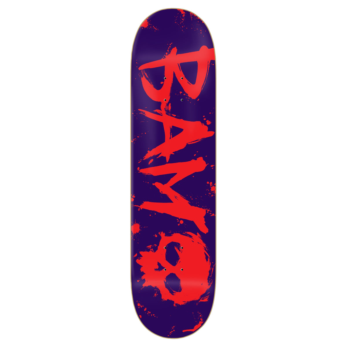 Zero Skateboard Complete Bam Margera 3 Blood Purple 8.25" x 31.9"