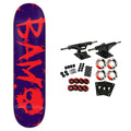 Zero Skateboard Complete Bam Margera 3 Blood Purple 8.25" x 31.9"