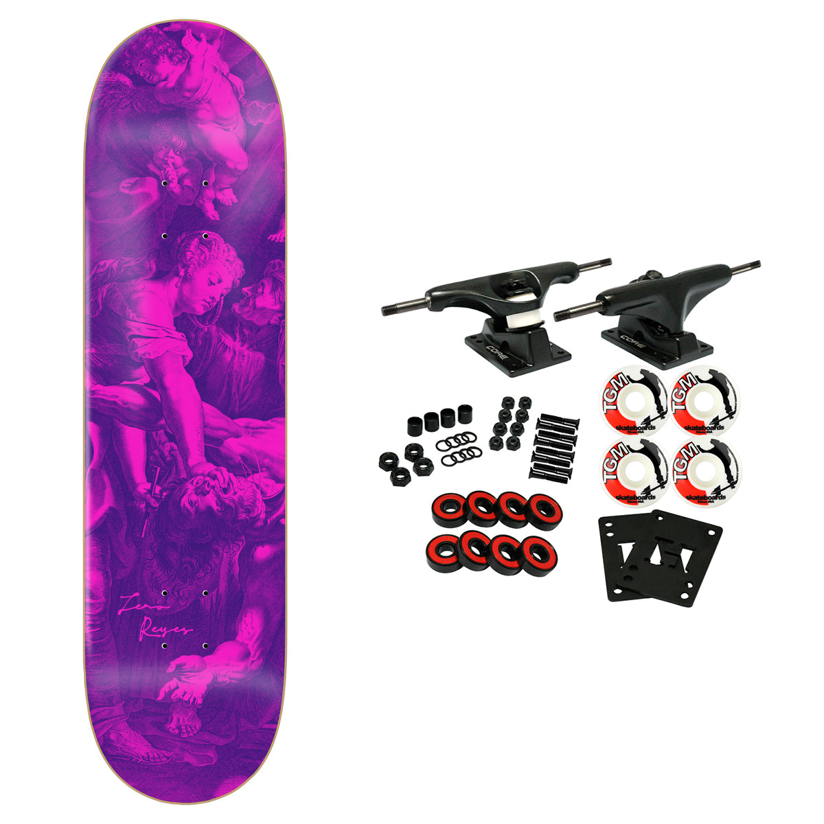 Zero Skateboard Complete David Reyes Renaissance 8.5" x 32.3"