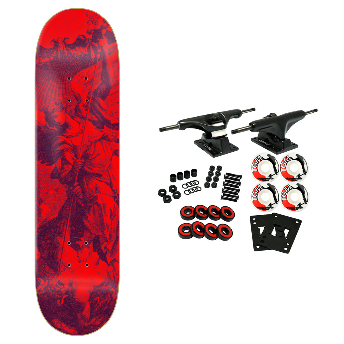 Zero Skateboard Complete Ryan Sheckler Renaissance 8.25" x 31.9"