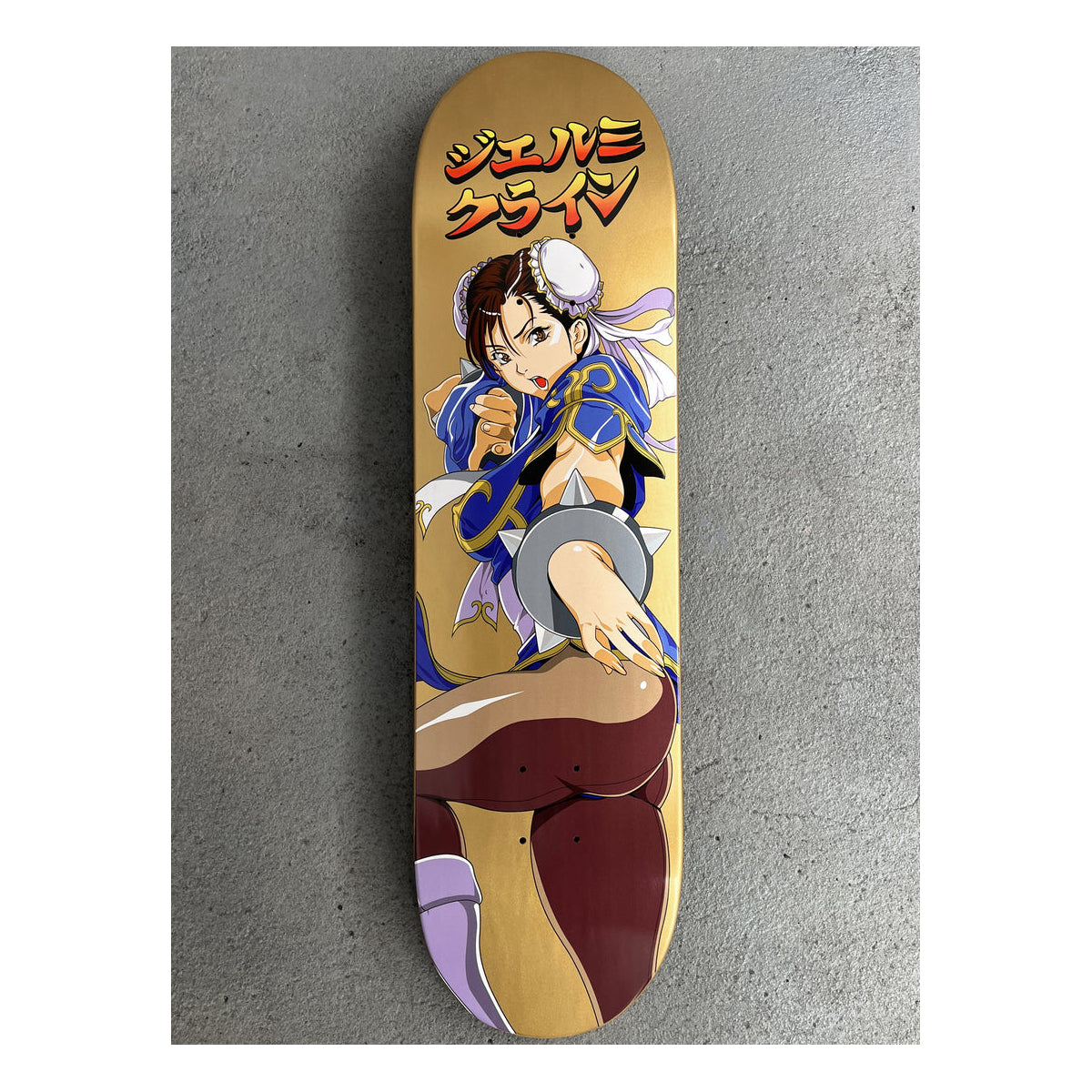 JK Industries Skateboard Deck Chun Li 2 8.25" x 32.25"
