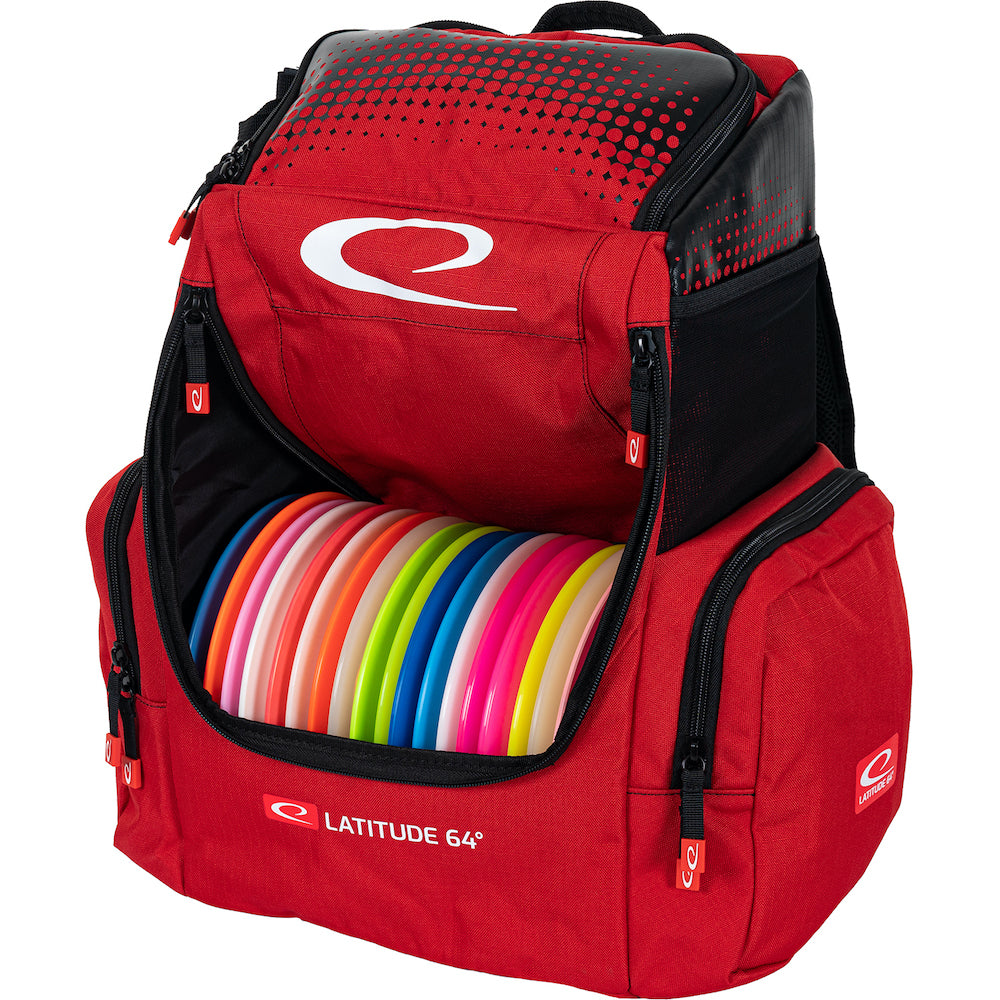 Latitude 64 Disc Golf Core Pro Backpack Bag  - Holds 18 Discs - Choose Color