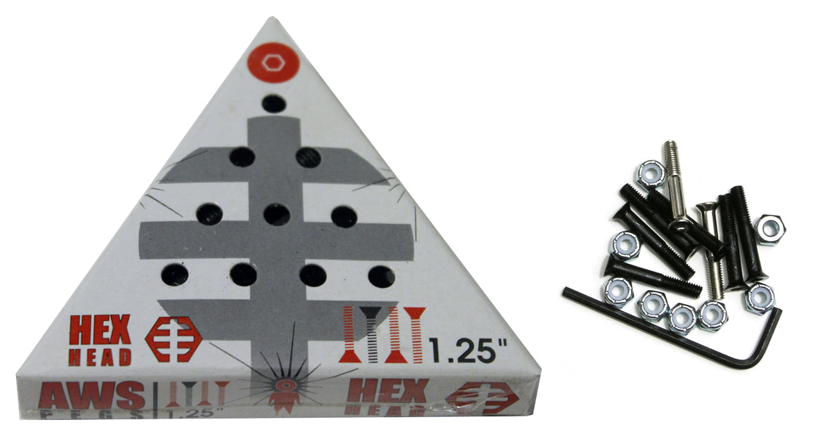 Alien Workshop Hardware 1.25" Hex Allen Pegs