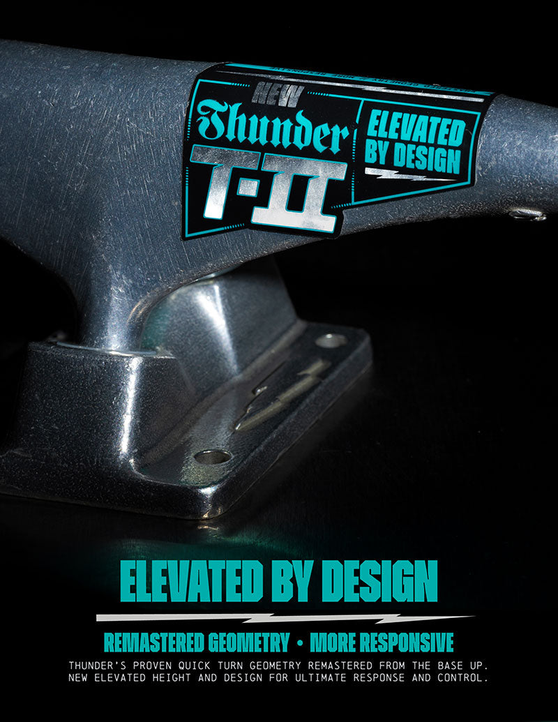 Thunder Skateboard Trucks T-II Voltage 148 (8.25") Dark Grey