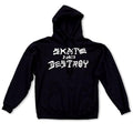 Thrasher Magazine Skateboard Hoodie Skate and Destroy Black