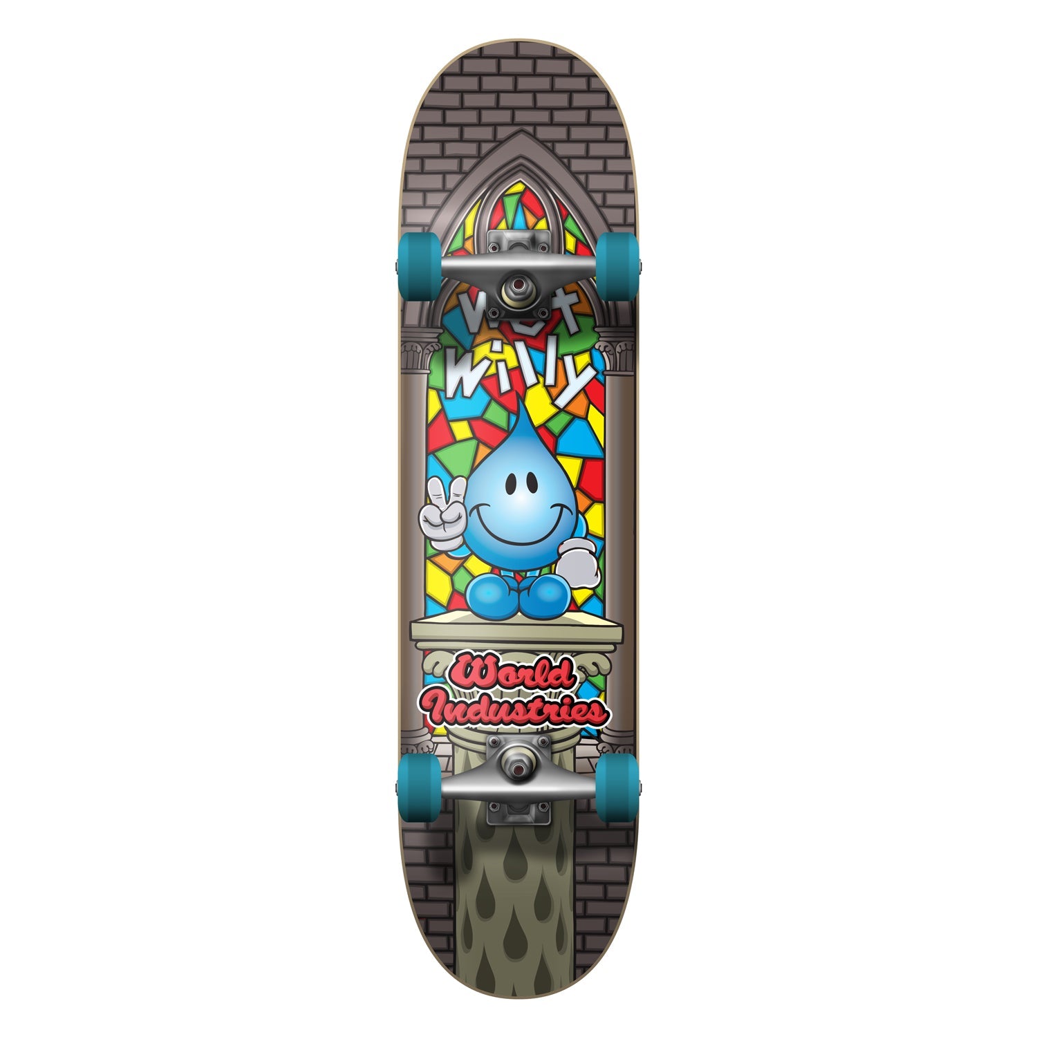 World Industries Skateboard Complete Stained Glass V2 6.75" x 28.5"