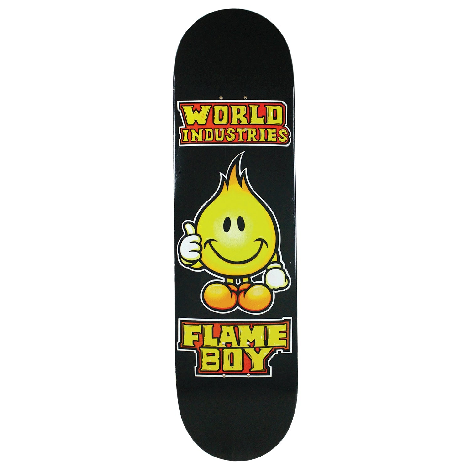 World Industries Skateboard Solid Gold Flameboy 8.3" Krux, Independent, Sml Upgrade