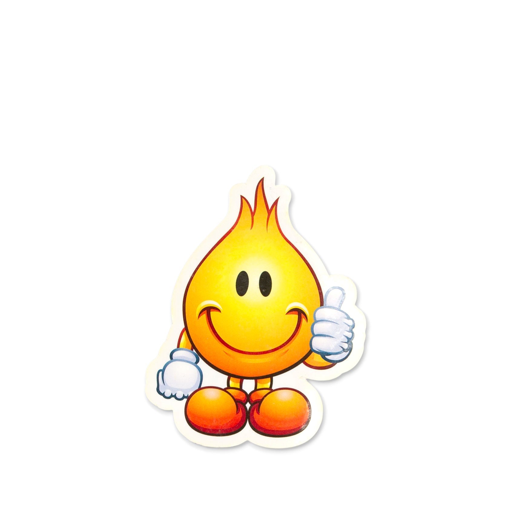 World Industries Skateboard Wax Flameboy Orange with Sticker